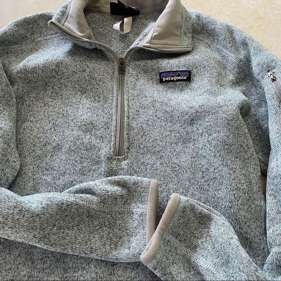 Patagonia better sweater 1/4 zip pullover size M medium women’s - Picture 2 of 5
